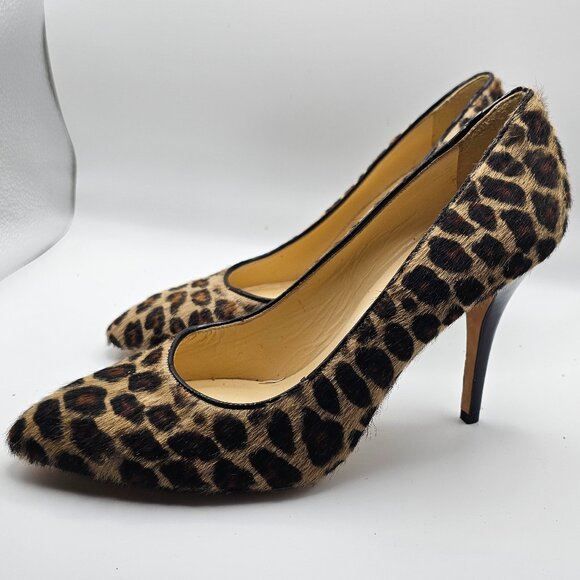 Kate Spade Leopard Print Pointed Flats – Size 8 - Picture 3 of 6